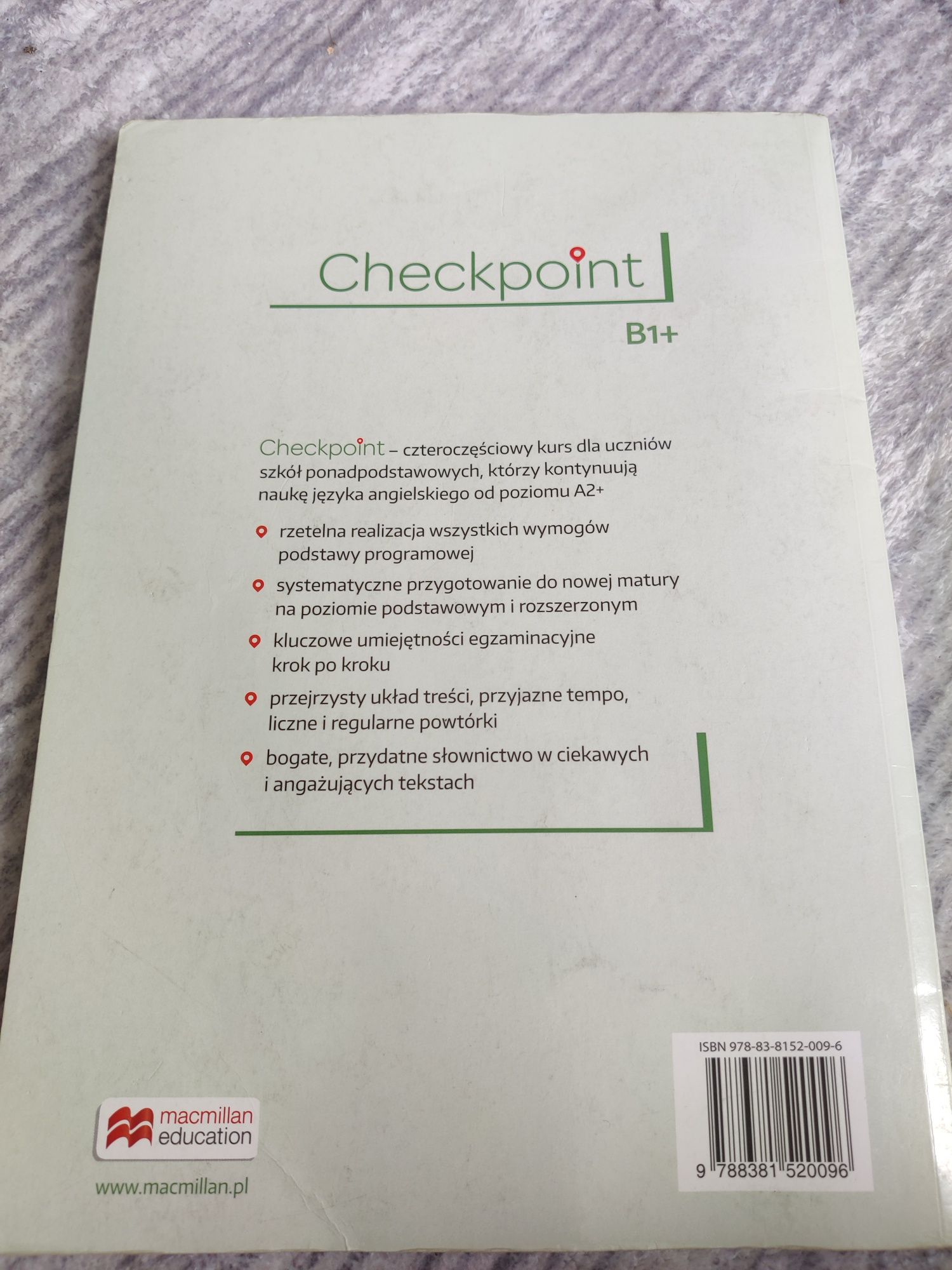 Checkpoint B1+ podręcznik