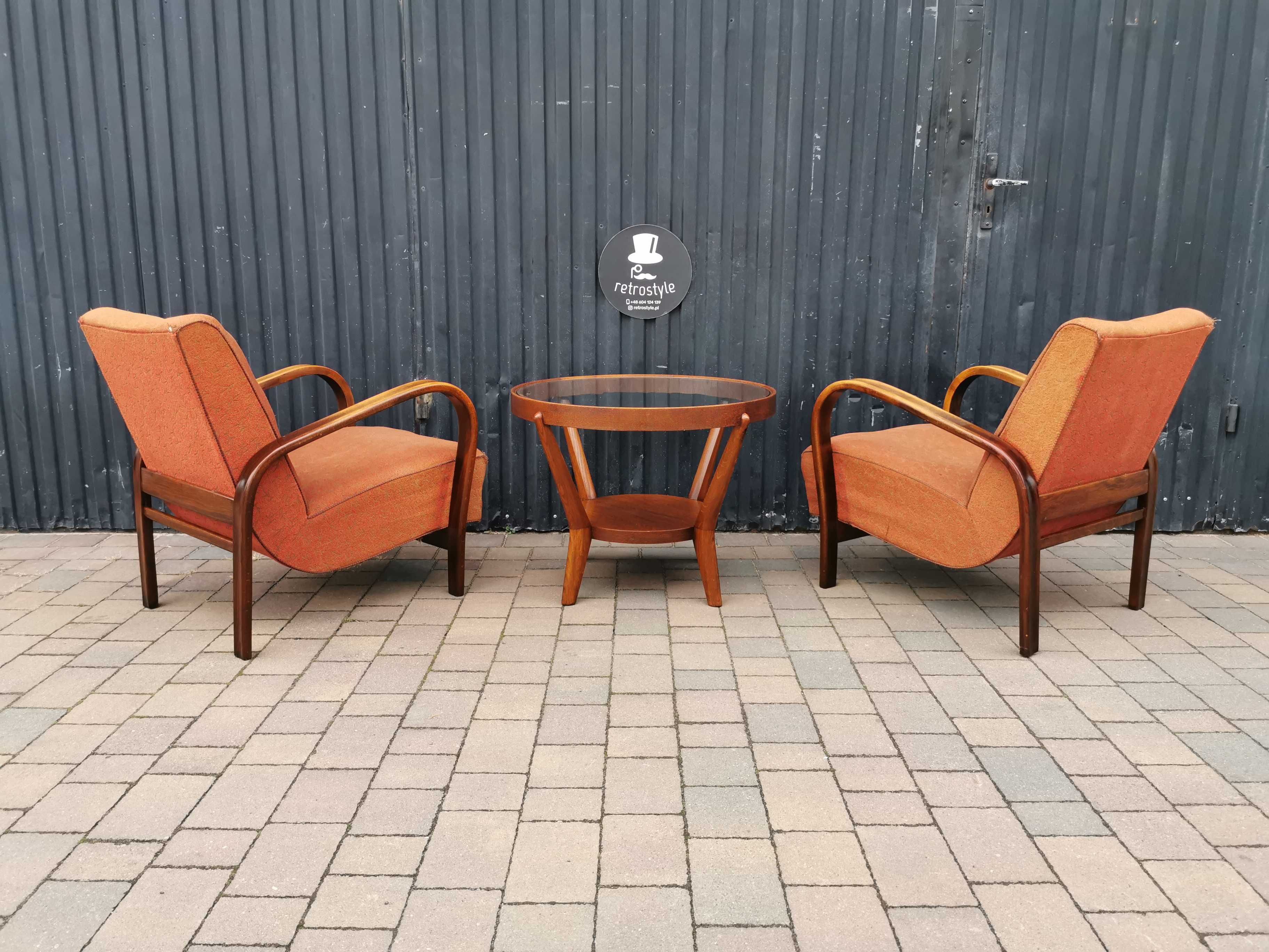 Zestaw ART DECO Kropáček & Koželka, Czechosłowacja '40-'60, Retro, PRL