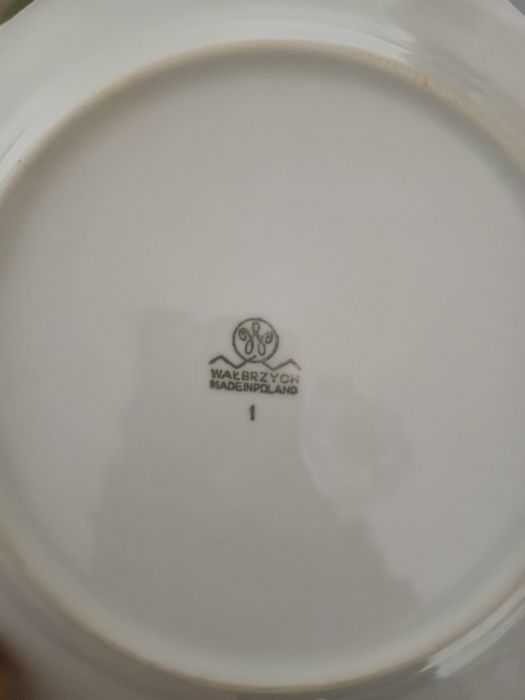 Talerz głęboki PRL Wałbrzych porcelana