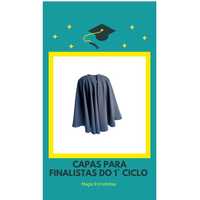 Capas de finalistas para a pré escola e 1° ciclo