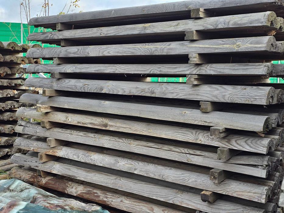 Bale drewniane - półbale.