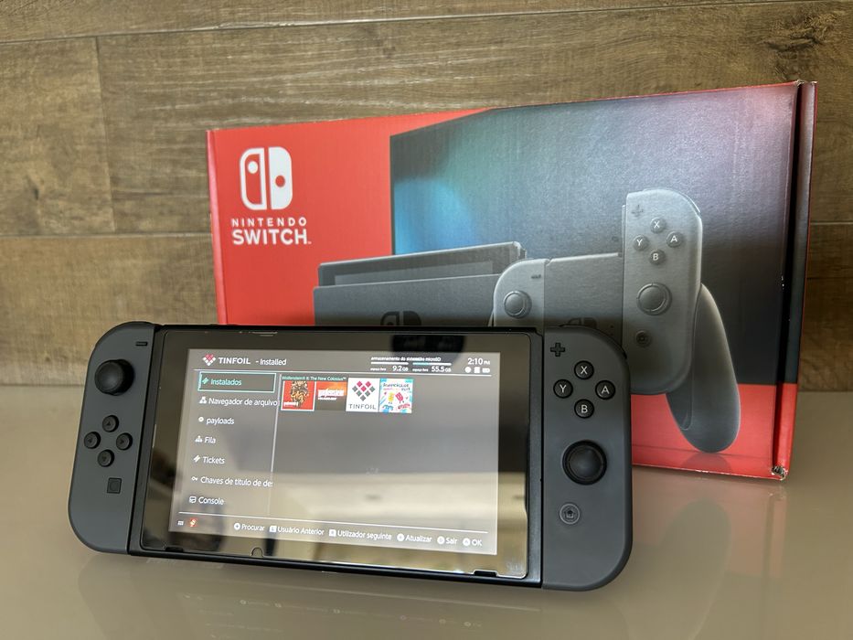 Nintendo Switch V2 256GB desbloqueada