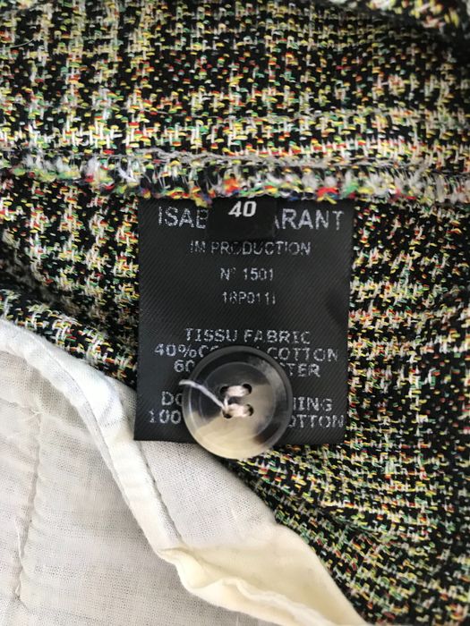 Isabel Marant spodnie kuloty pepitka szeroka nogawka S