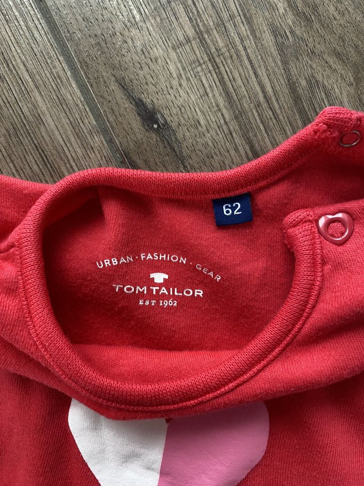 Bluzeczka Tom Tailor długi rękaw rozm. 62 dziewczynka