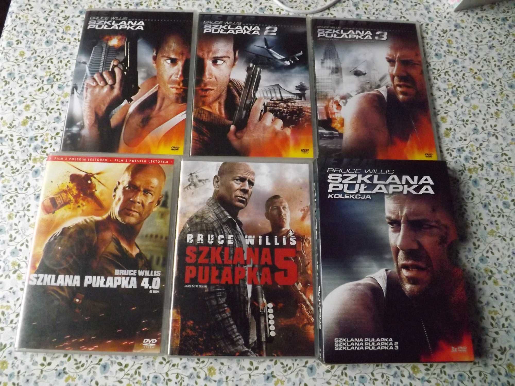 szklana pułapka kolekcja dvd 5 filmy po polsku