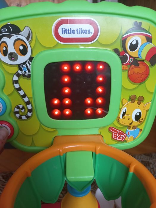 Centrum Sportowe Little Tikes bramka koszykówka kręgle