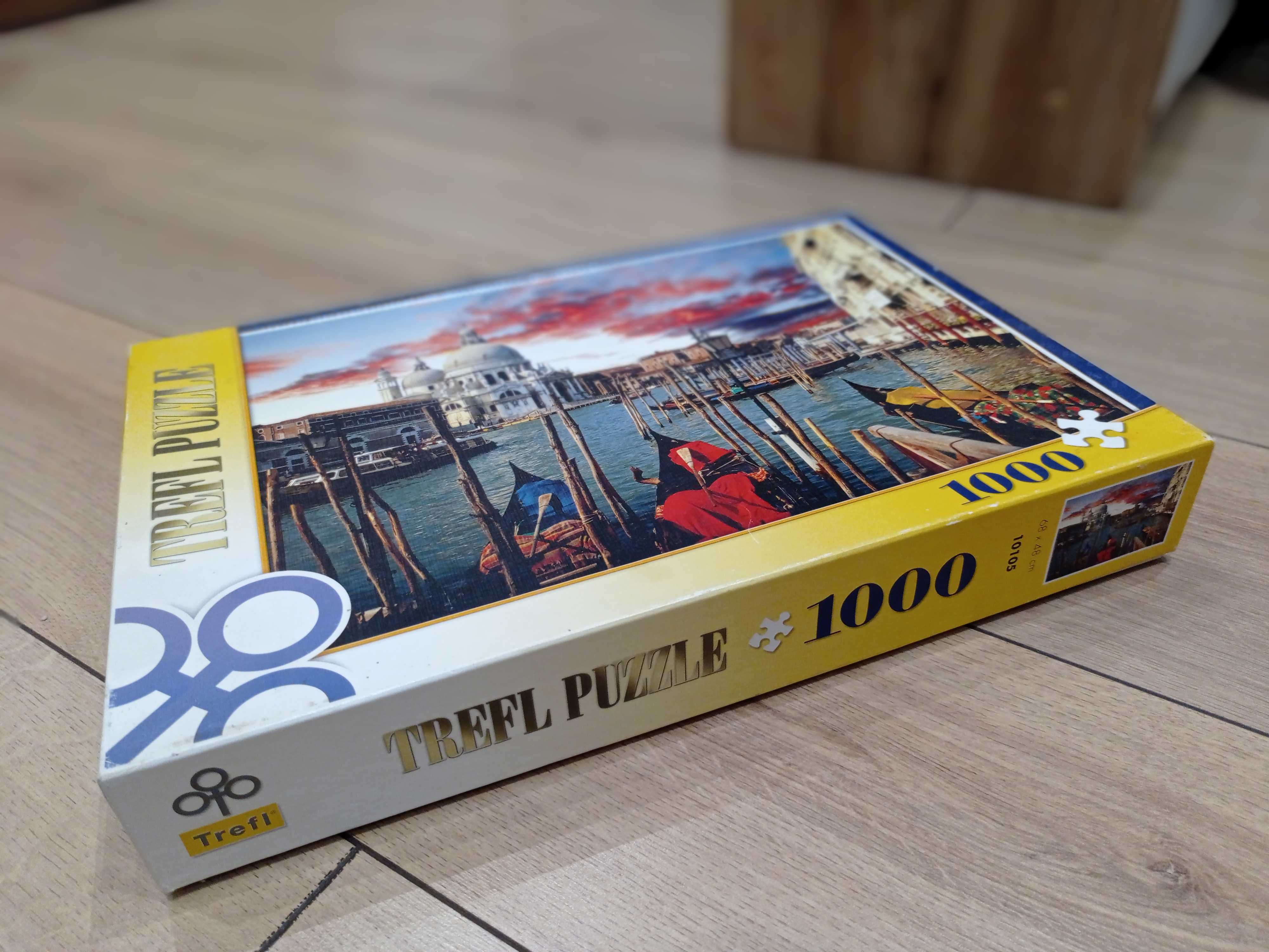 Trefl puzzle 1000 idealne kompletne