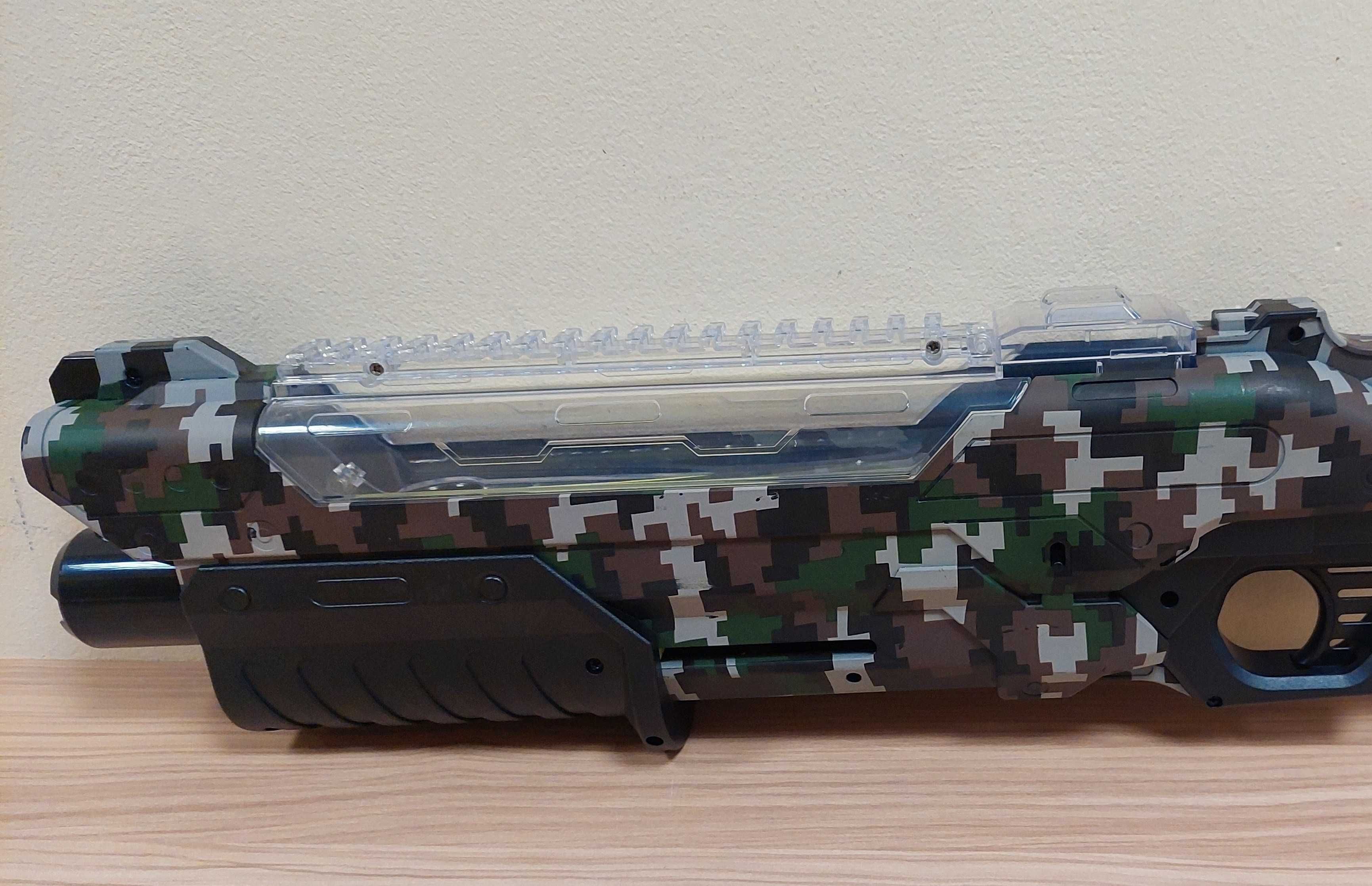 Wyrzutnia pistolet Apollo Zeus + 37 kulek + okulary A N24 jak nerf