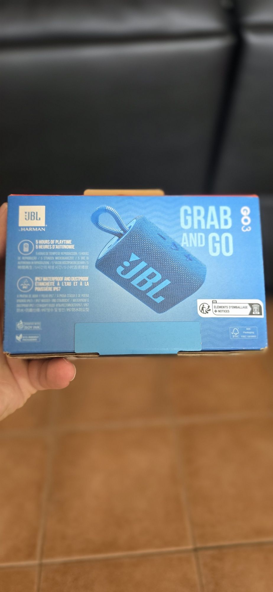 Coluna JBL Harman GO3 - Portátil - NOVA com Fatura