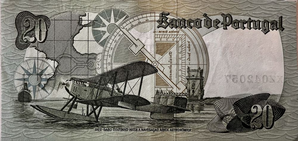 Nota de 20 escudos de 1978 em muito bom estado