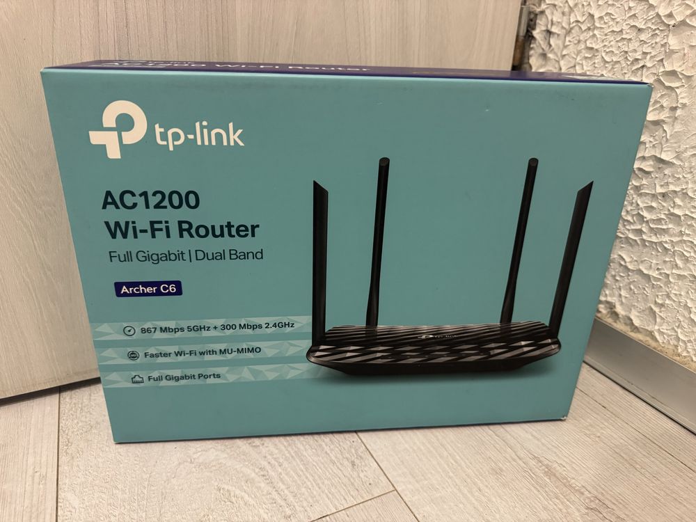 Router TP-LINK Archer C6 AC1200 Czarny zestaw 3 szt
