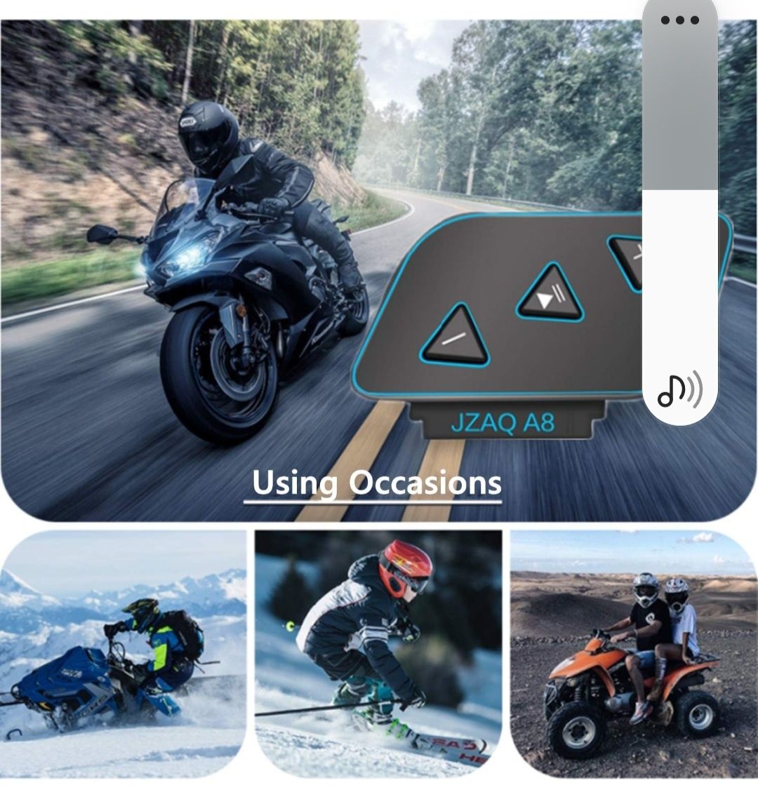 Zestaw słuchawkowy Bluetooth do kasku motocyklowego kod L01