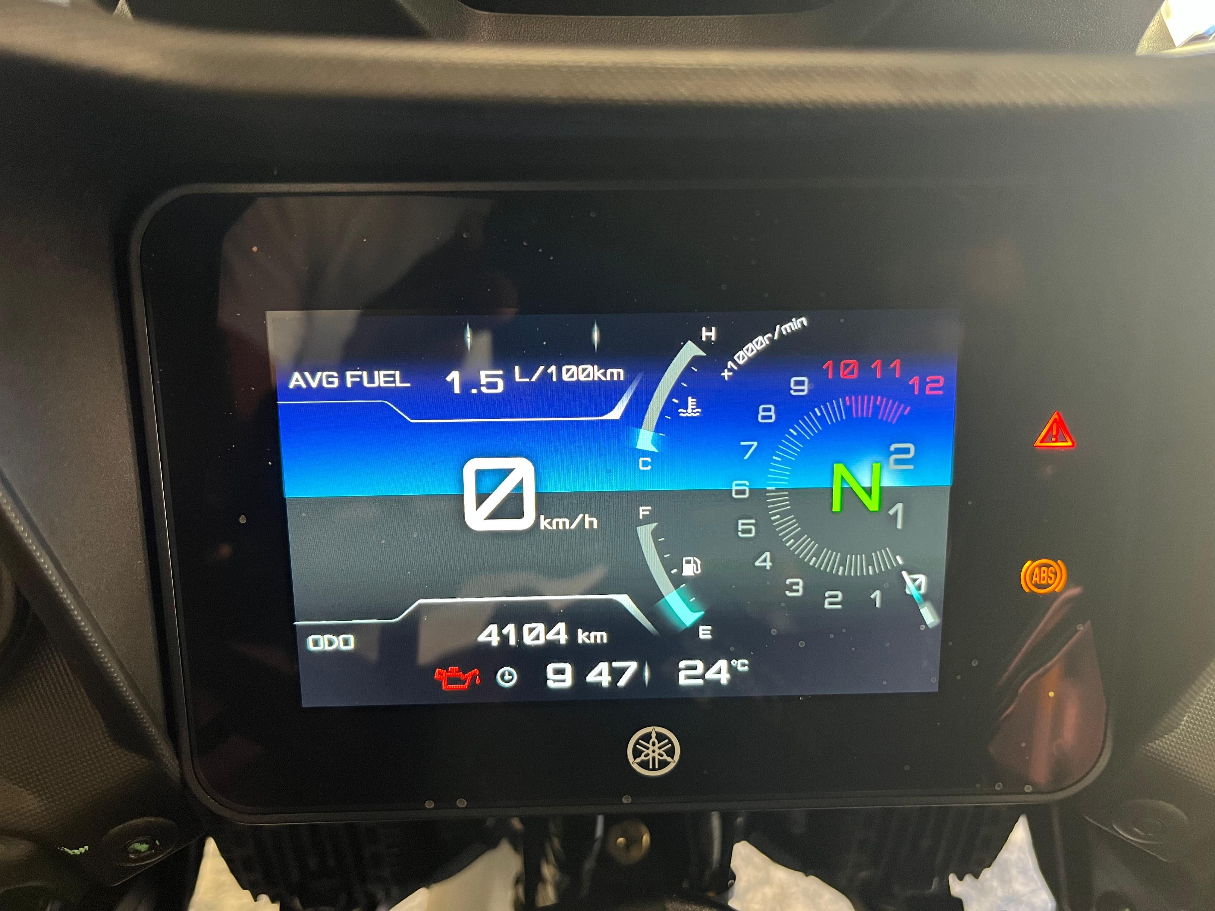 Yamaha MT07 Tracer de 2024 rigorosamente Nova 4104 Kms