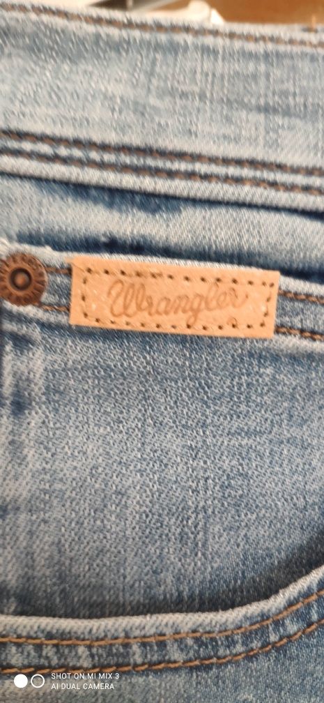 Wrangler Texas Slim The Story męskie jeansy rozm 30/32 jak 29/32