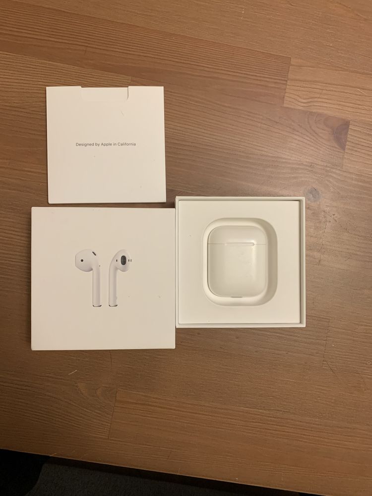 AirPods 2gen Oryginał W dobrym stanie, działa przez długi czas