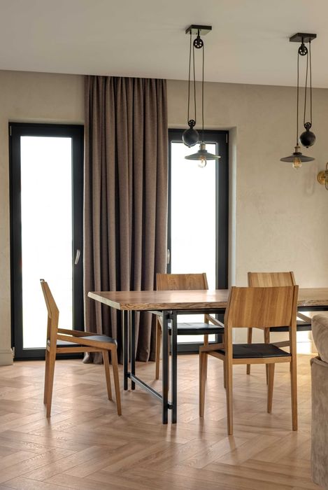 Stół drewniany z litego dębu – MOŻLIWOŚĆ rozkładania, blat dębowy, HIT