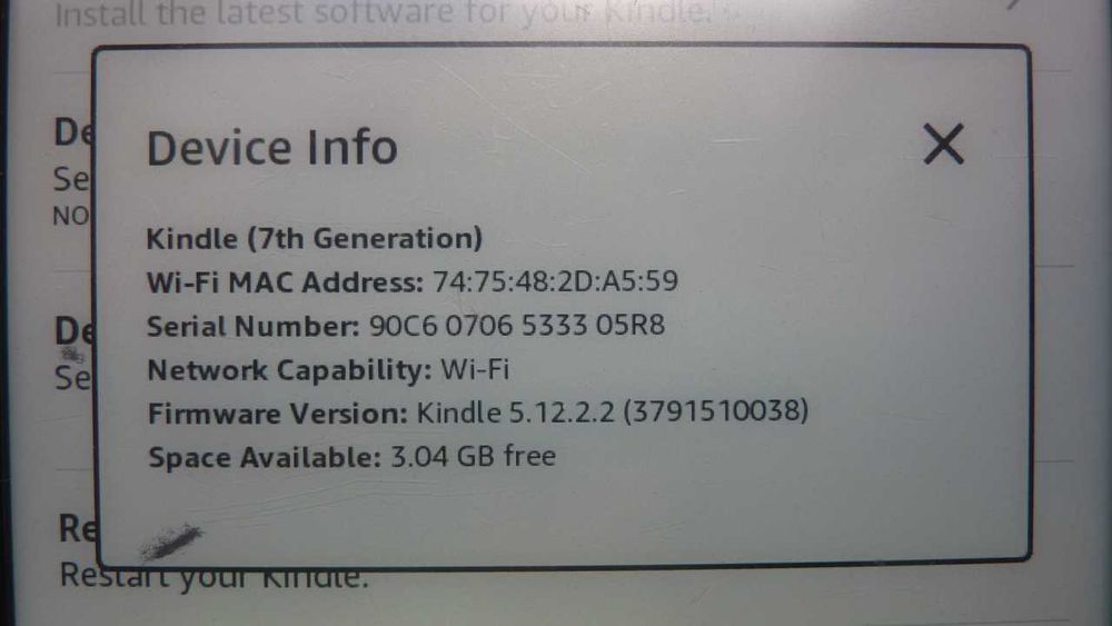 Amazon Kindle 7 touch - czytnik ebook -ów 3GB WiFi