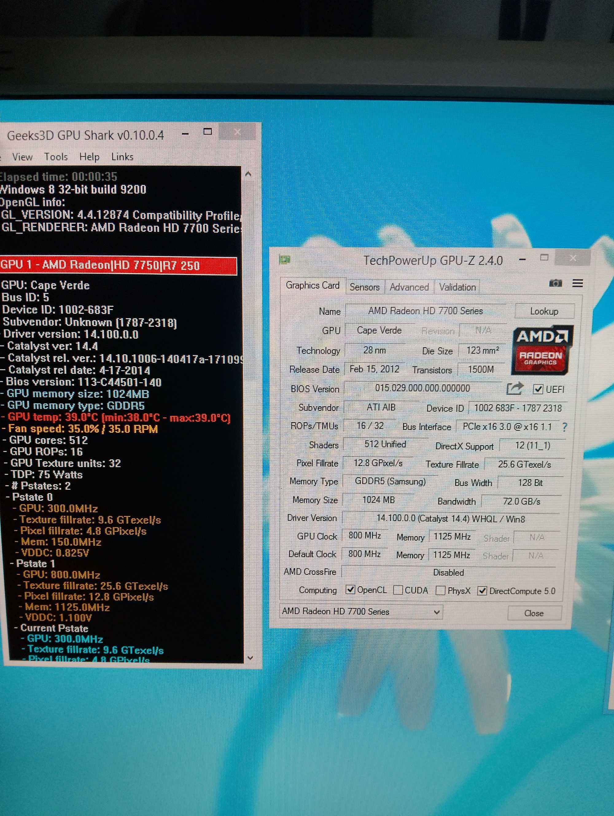 Athlon X2 4800+ 2.5GHz Radeon HD7750 1GB DDR5