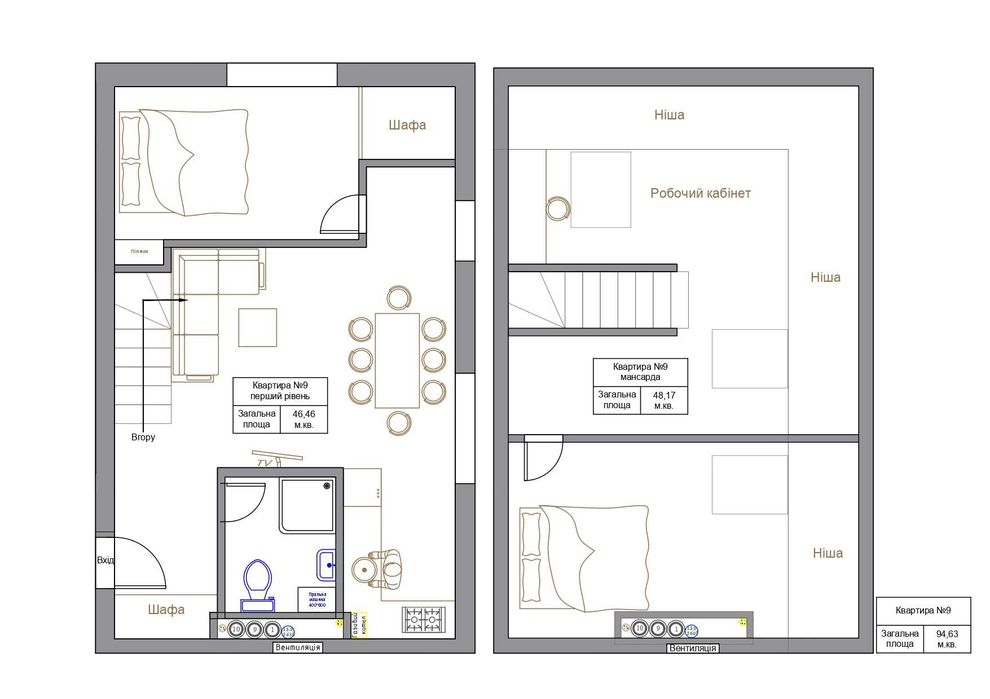 Продаж квартир у центрі міста Миронівка.