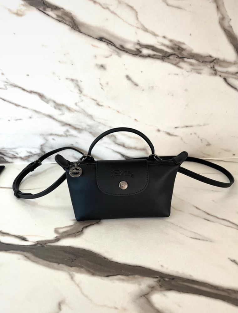 Torebka Longchamp La Pliege Xtra XS Black