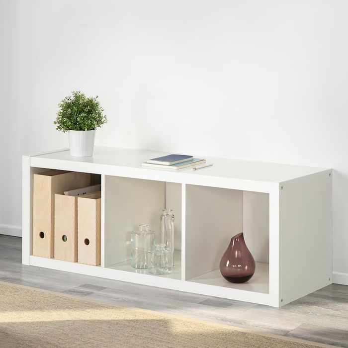 Regał, biały, 42x112 cm