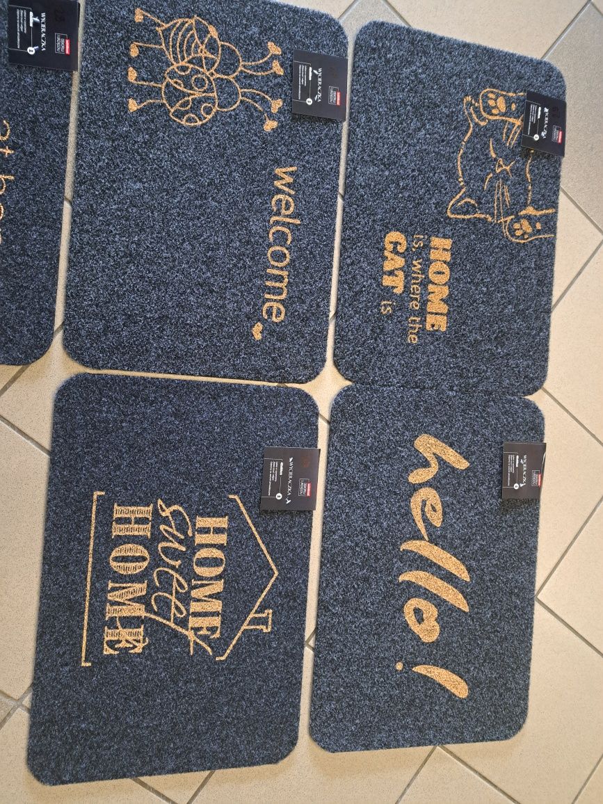Wycieraczka 40x60 różne wzory. Łatwa w czyszczeniu