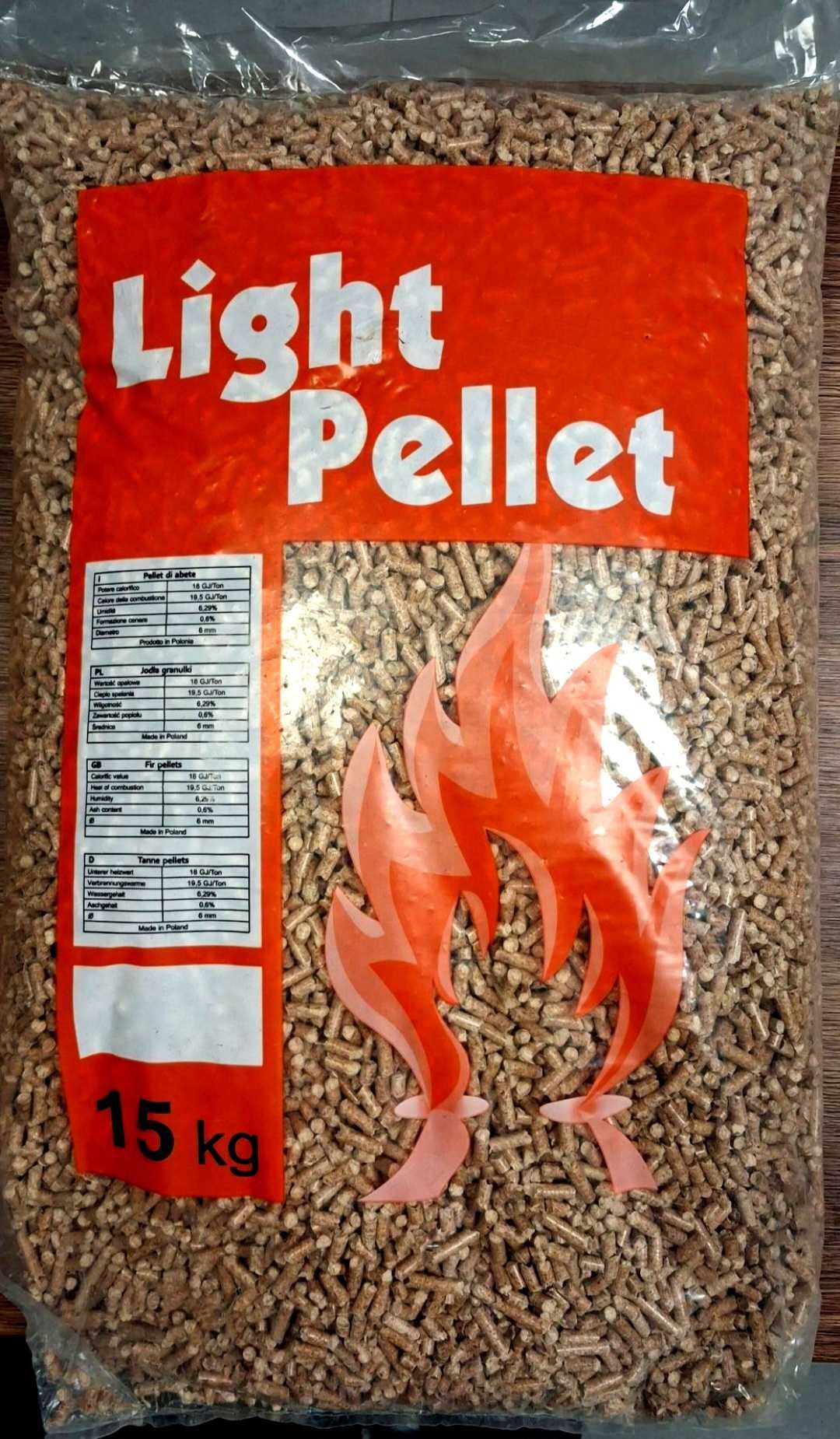 Pellet pellet drzewny, jasny, czysty, producent.