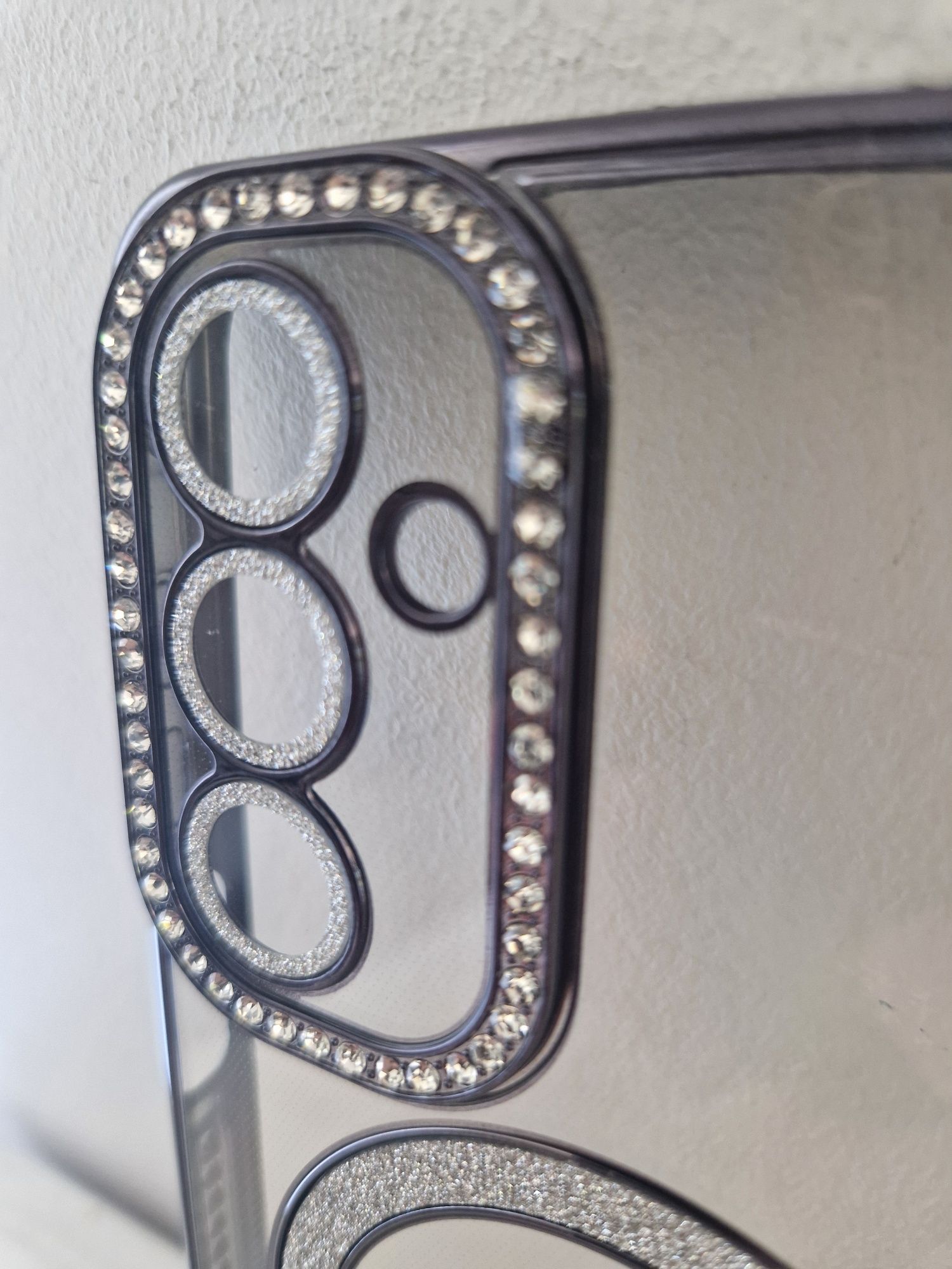 Bling Magsafe Case do Samsung Galaxy A16 4G/5G Czarny