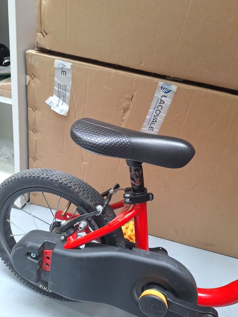 Bicicleta de criança btwin disco ver 100 roda 14