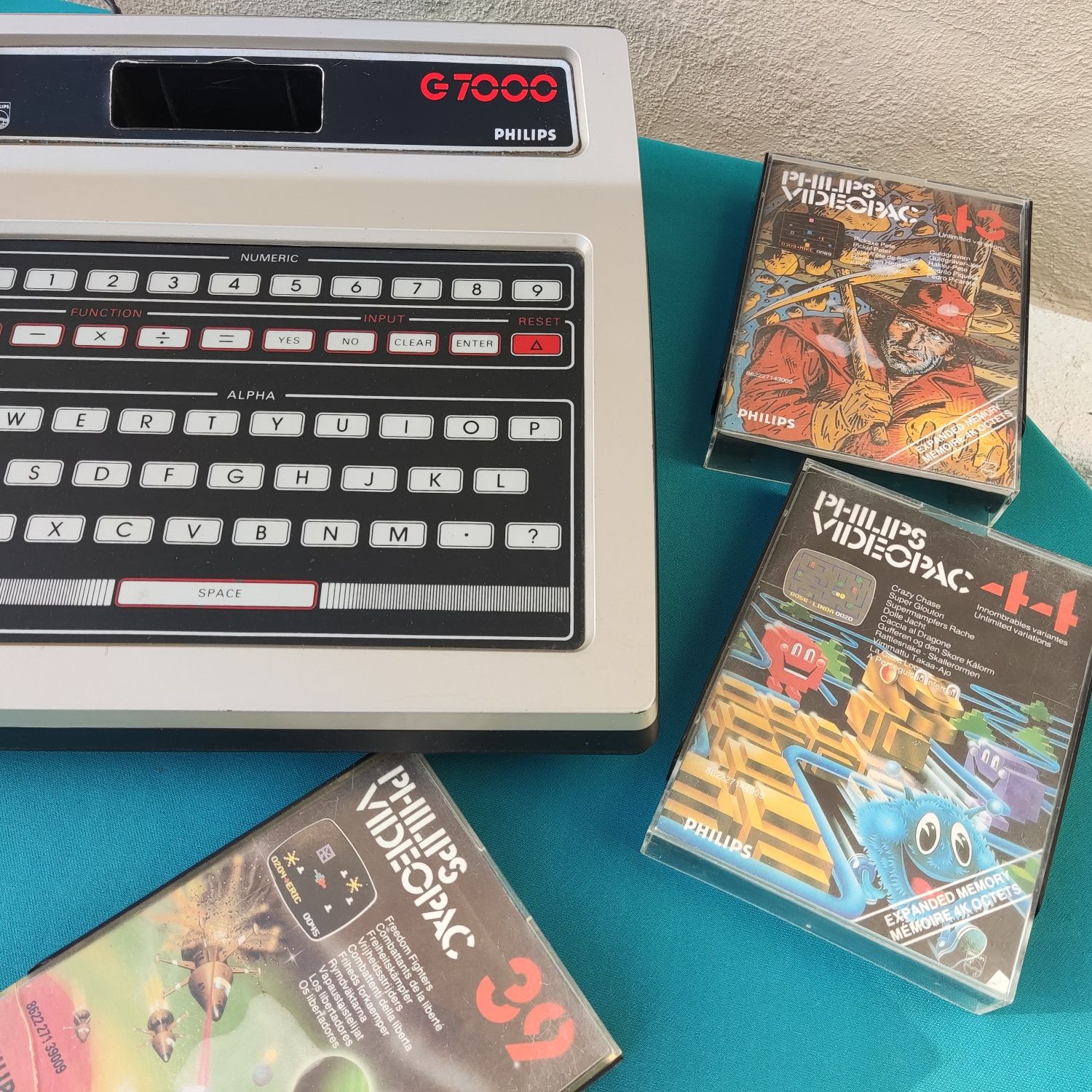 Philips Videopac g7000 (coleção, vintage) + 3 jogos