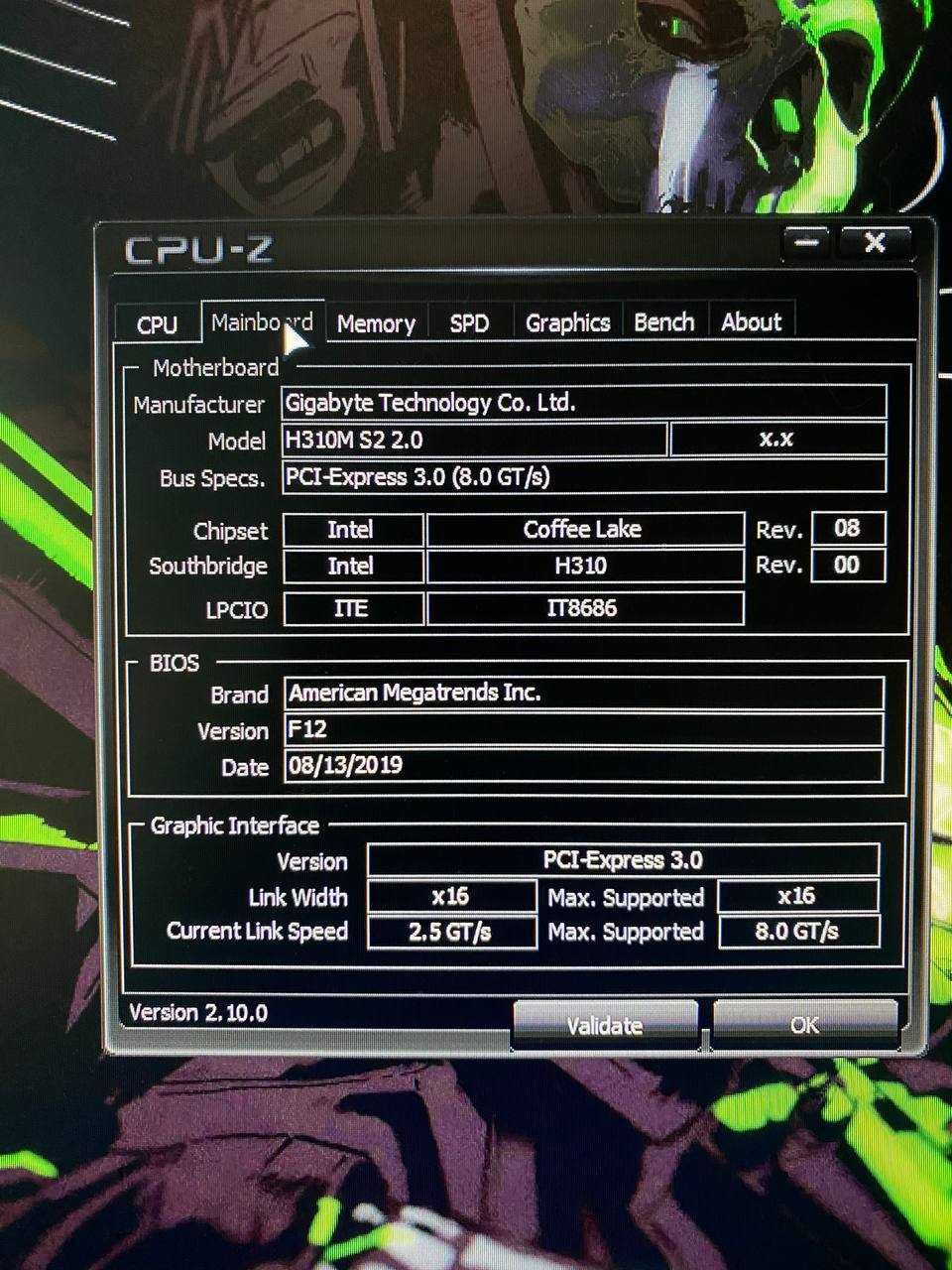 Материнська плата Gigabyte H310M S2 2.0