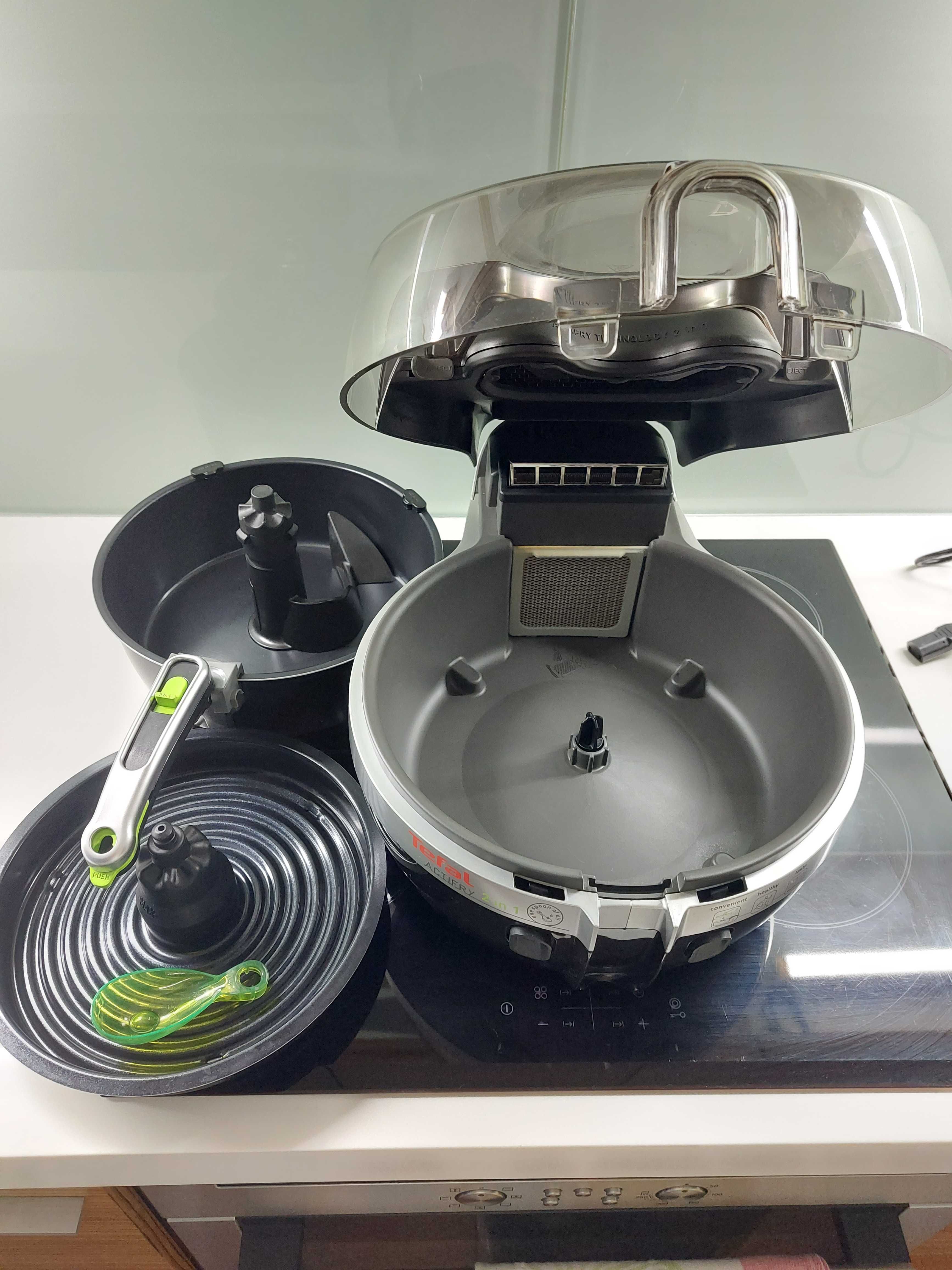 Air Fryer Tefal Fritadeira Actifry 2 em 1 (Preta)