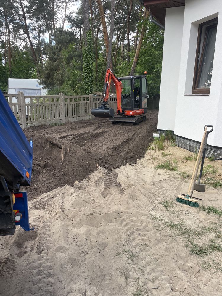 Usługi Minikoparka, Wiertnica, Wstawianie Słupków, Przeciski Ktet