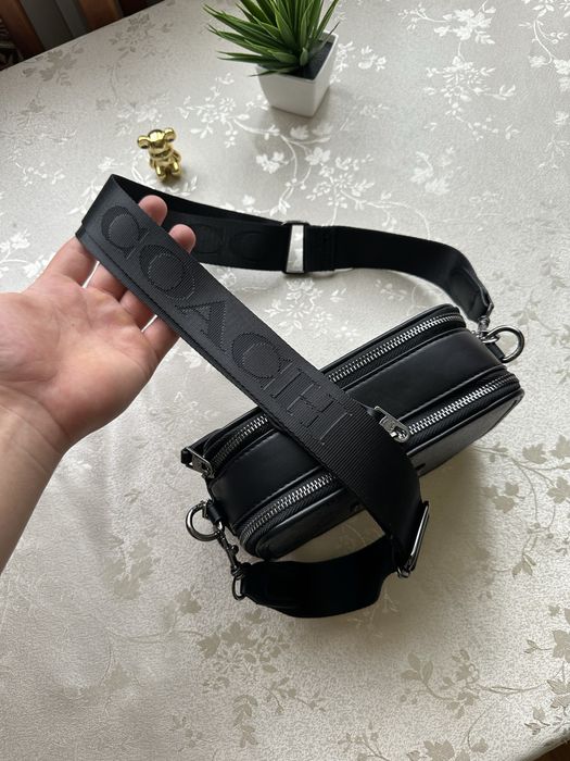 Сумка Coach 2025 коуч коач месенжер шкіряний через плече