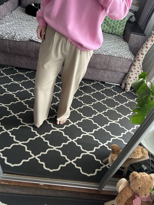 Штани брюки бежеві stradivarius l