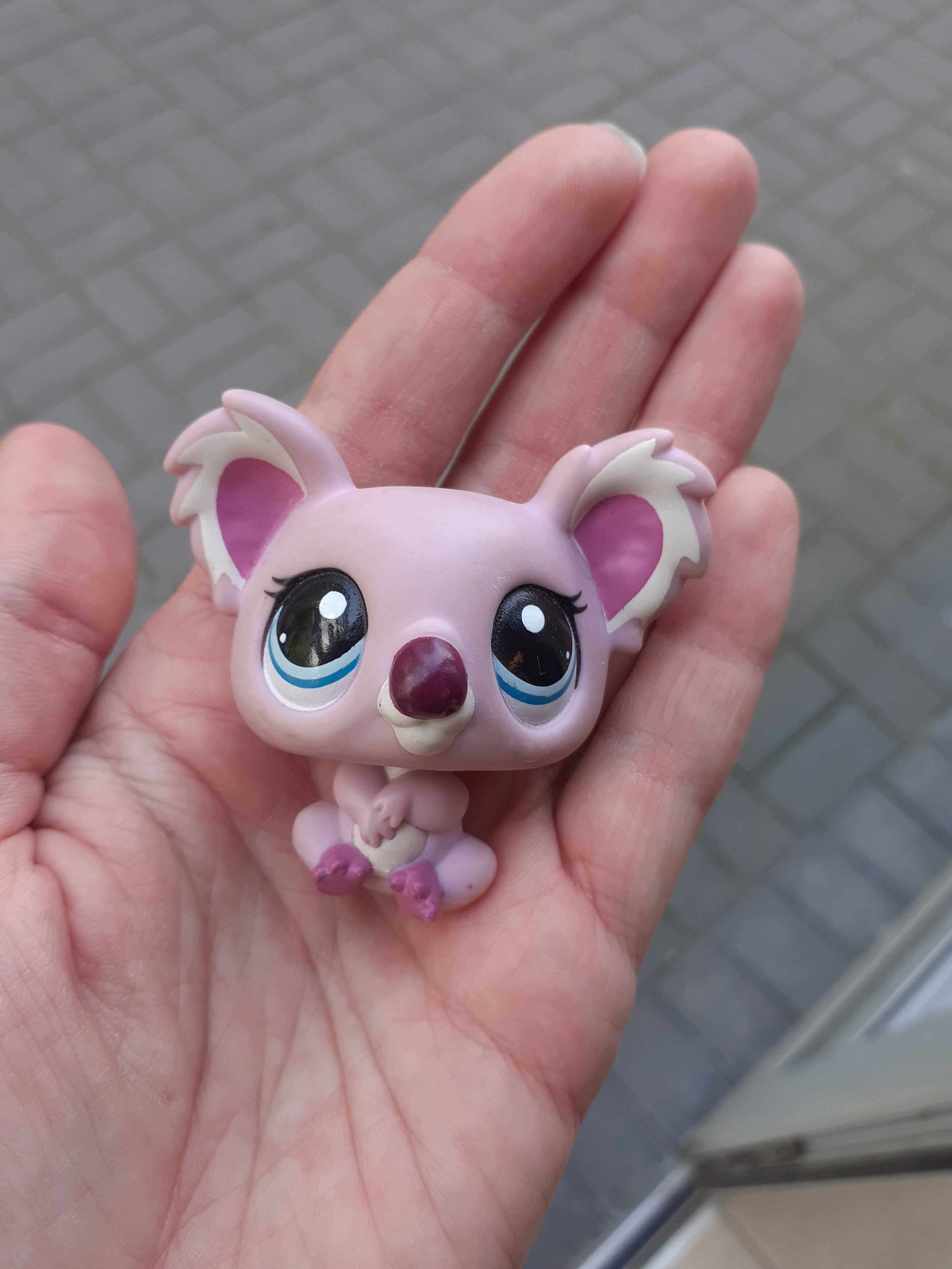 LPS miś koala misio Littlest Pet Shop figurka #2064 fioletowa UNIKAT