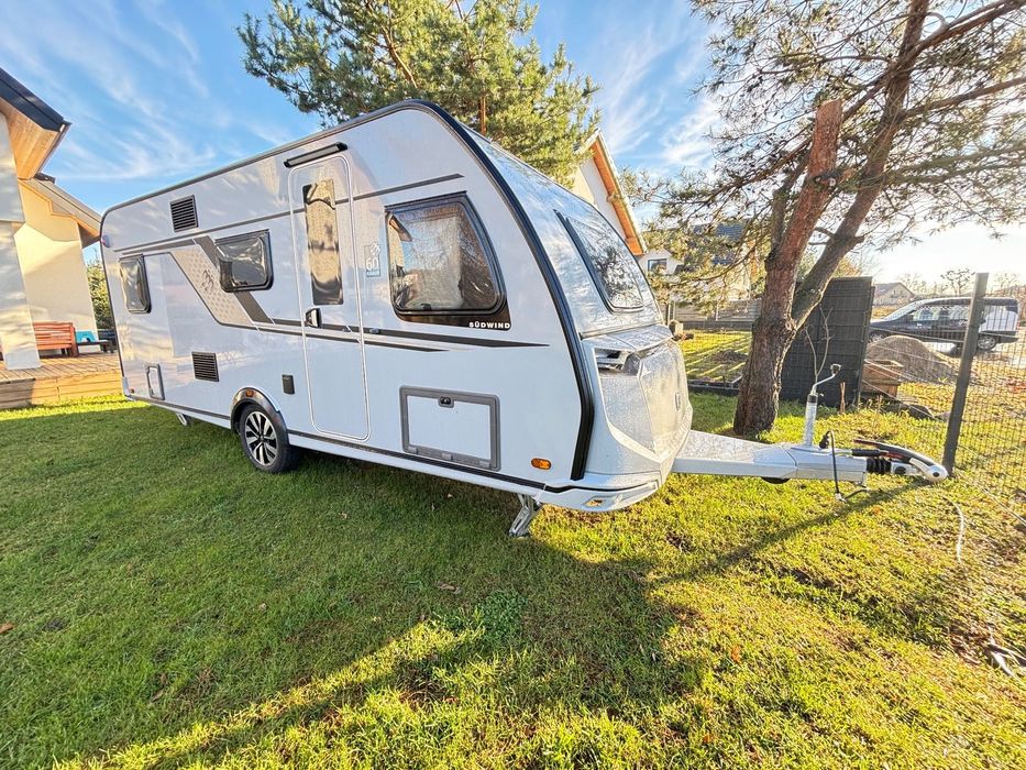 KNAUS Südwind 500 QDK  Rodzinna luksusowa przyczepa, FV23, pierwszy właściciel, FV 23%