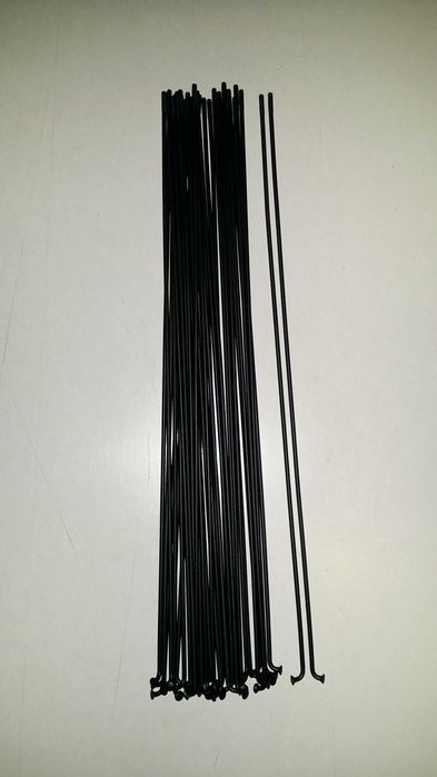 Raios pretos bicicleta montanha -BTT- Conjunto 36 Raios PRETOS NOVOS