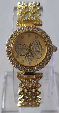 Zegarek damski kwiatek bransoleta plus bransoletka