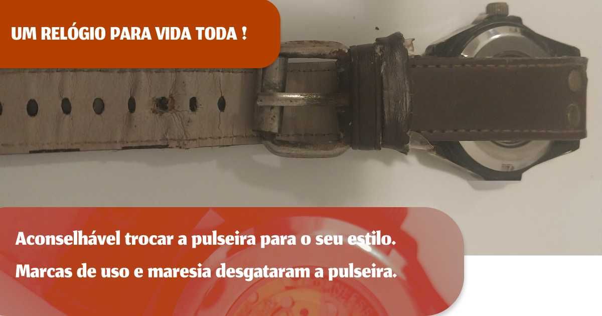 Relógio Automática, não precisa de baterias