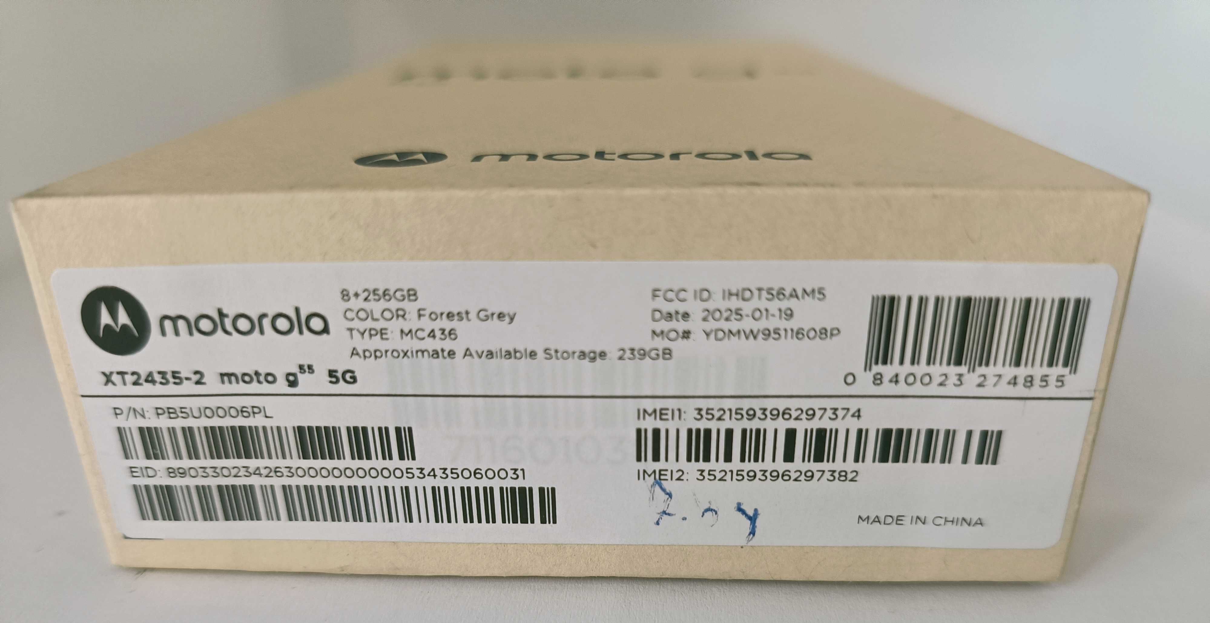 Motorola moto G55 5G Szara 8/256GB / NOWY LOMBARD / Cz-wa