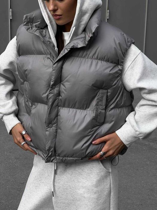 Жилетка Жіноча — Безрукавка Оверсайз — Женская жилетка — Без Передплат