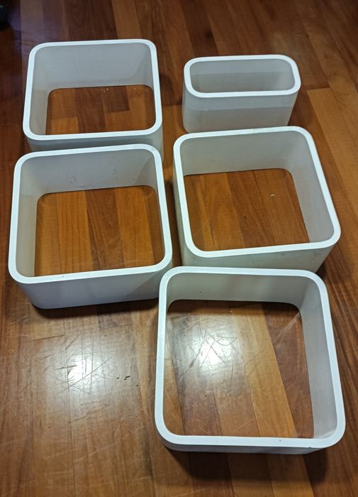 Lote de 5 estantes para pintar