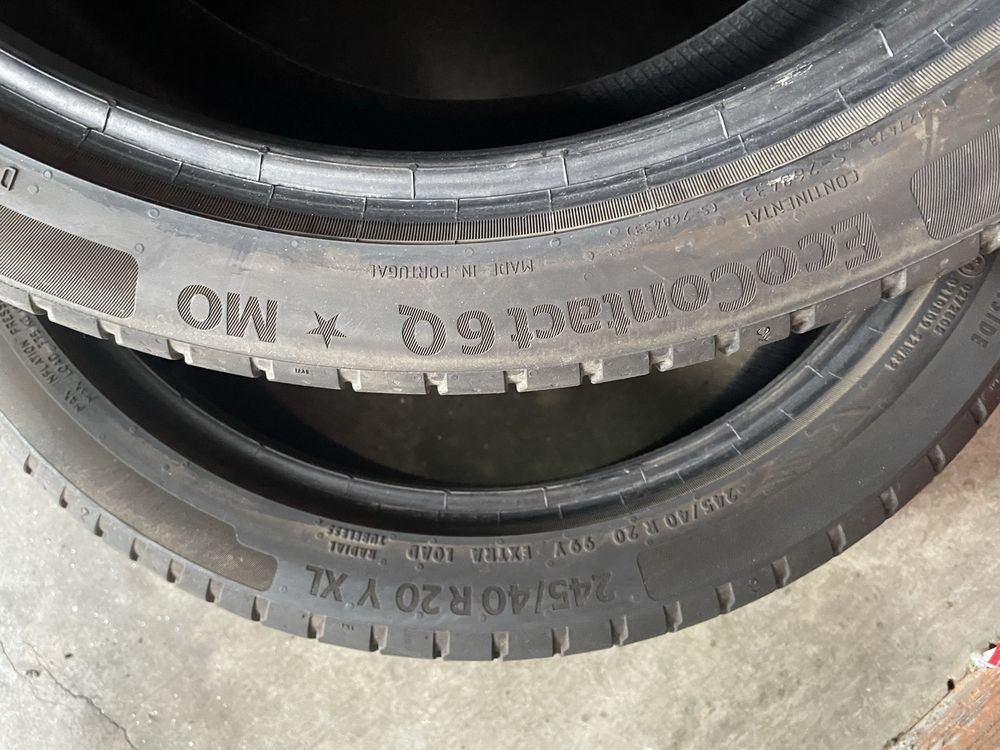 Pneus 245/40/20 Continental Todos Iguais impecaveis