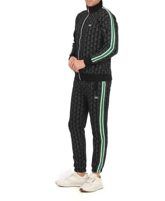 Komplet dresowy Lacoste Monogram - kolor czarny, rozmiar L