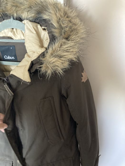 Cubus parka kurtka zimowa puch pierzs ciepła