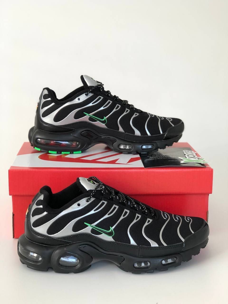 Мужские кроссовки Nike Air Max Tn Black\Grey. Размеры 40-45