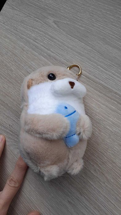 Porta chaves peluche lontra fofa