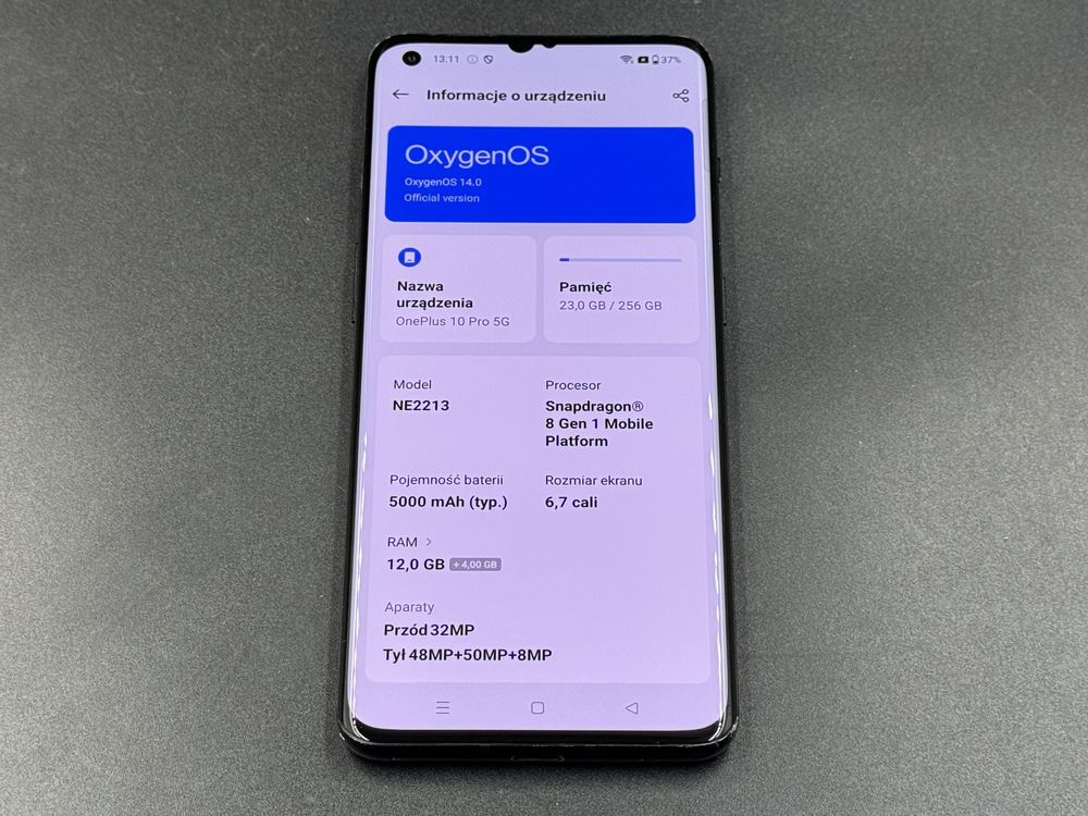 OnePlus 10 Pro 5G - 12GB/256GB - wada - faktura VAT 23%