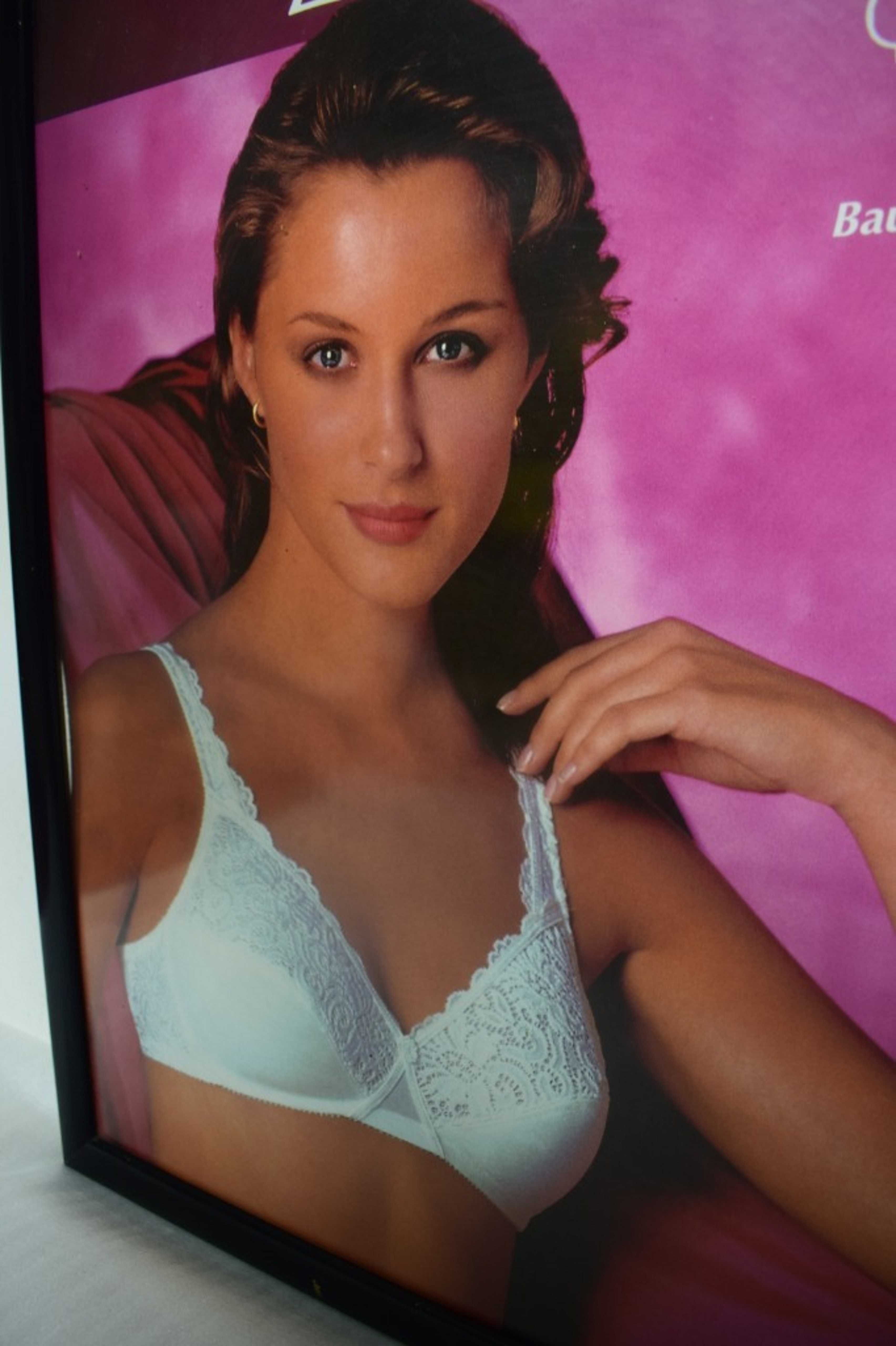 Dziewczyna z reklamy - plakat z końca lat 90 tych